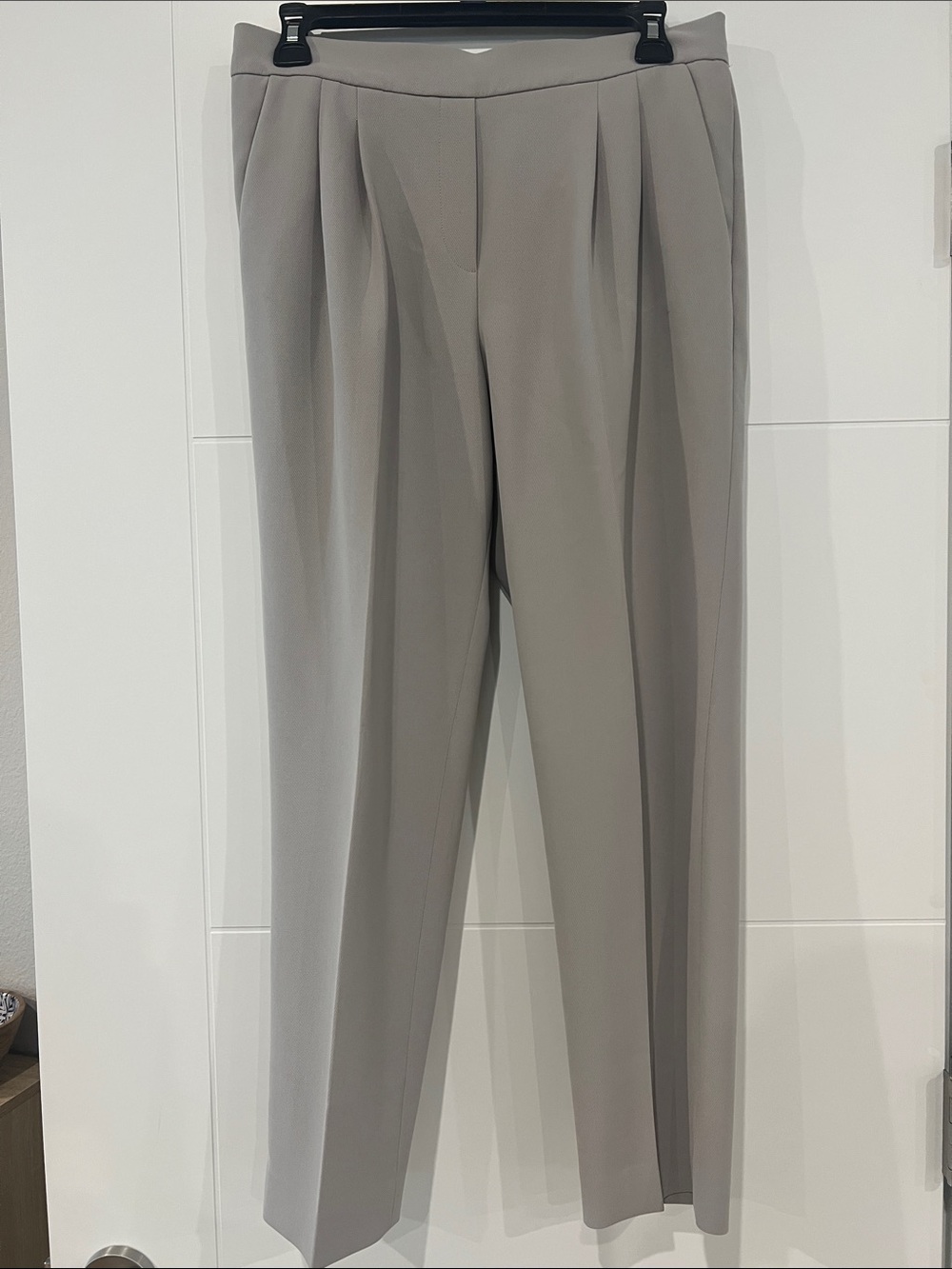 Tailored Pleat-Front Pull On Pants